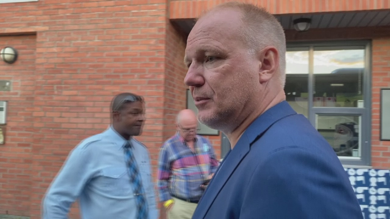 Fagermo etter kampen i Drammen